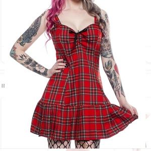NWOT Phaze tartan dress size M (US8, UK12)